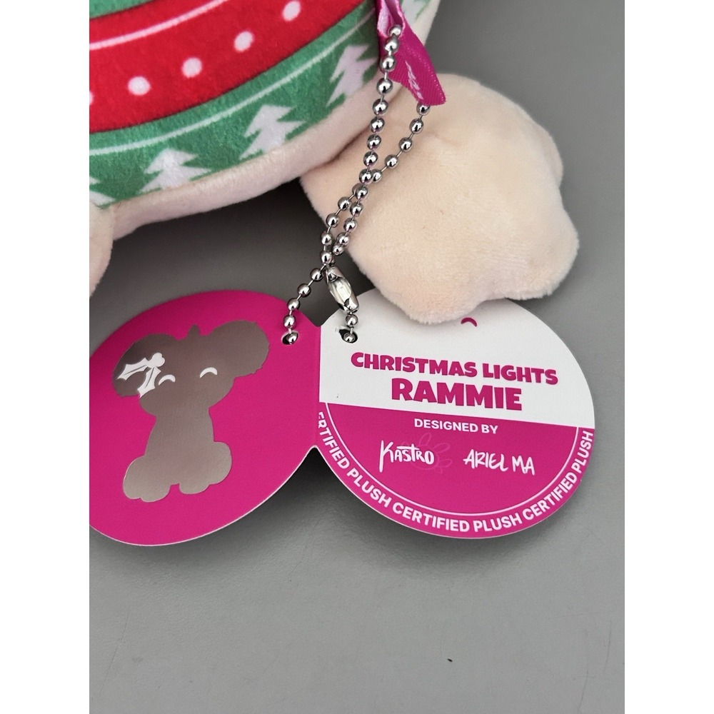 Youtooz Rammie Limitied Edition Christmas Lights Plush RARE Ram W/ Tags! - Picture 3 of 6
